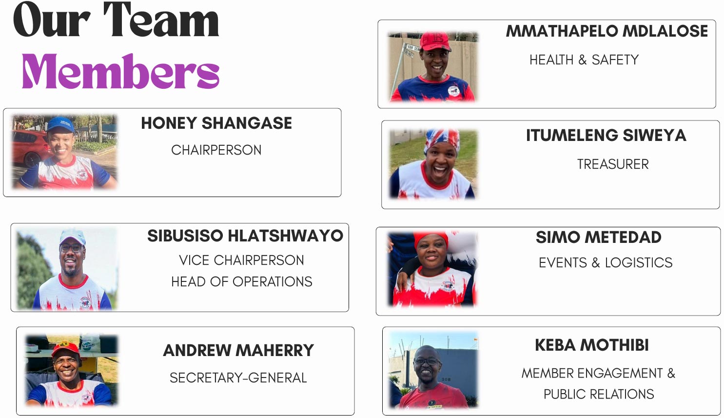team members